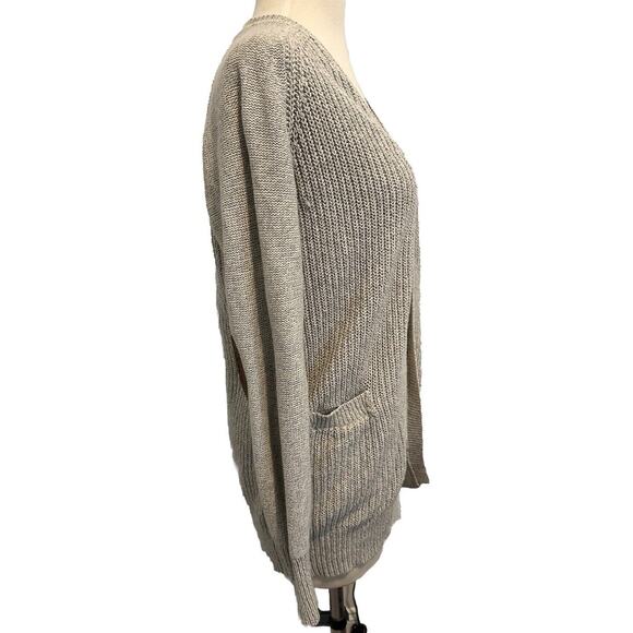 Cloth By Design Cardigan With Elbow Detail Size Small - Picture 4 of 6